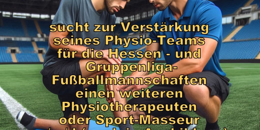 Verstärkung des Physio-Teams gesucht
